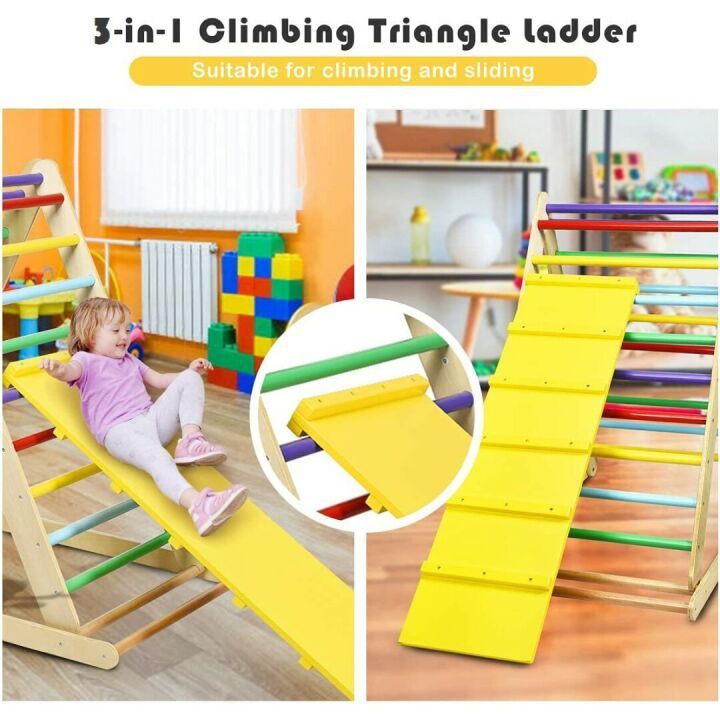 Foldable Triangle Climber & Ramp for Toddlers