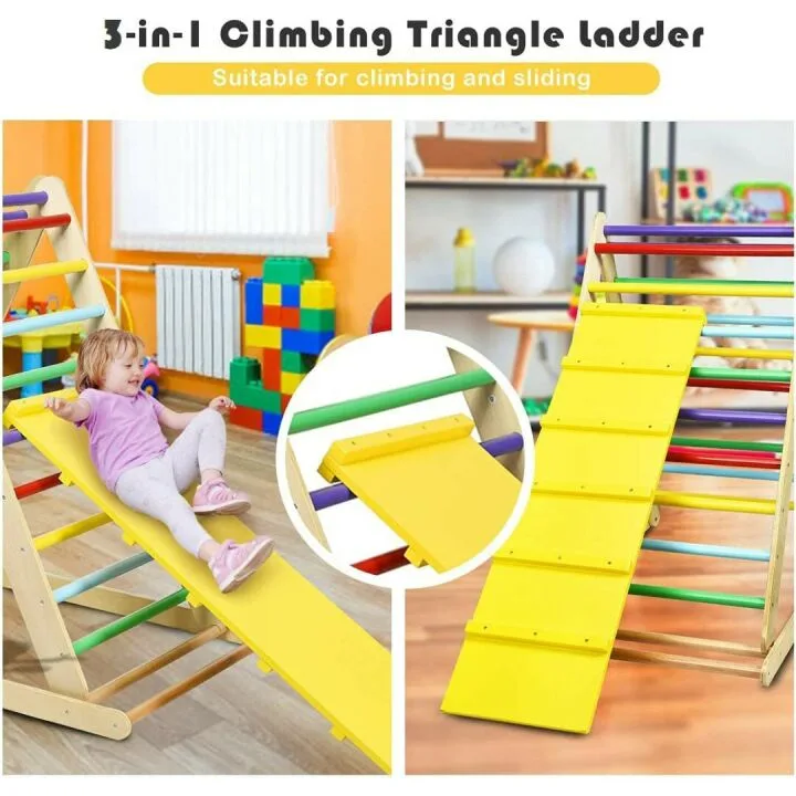 Foldable Triangle Climber & Ramp for Toddlers