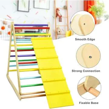 Foldable Triangle Climber & Ramp for Toddlers