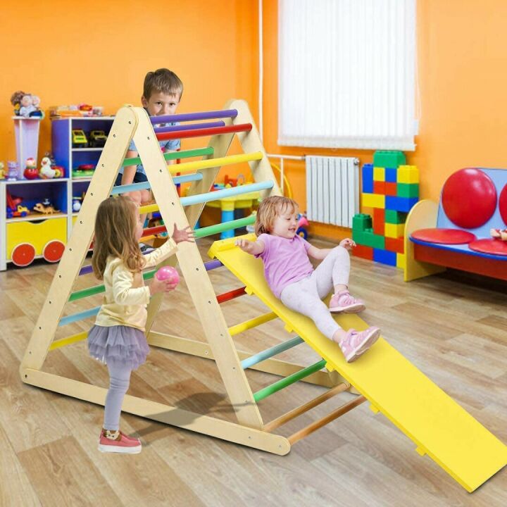 Foldable Triangle Climber & Ramp for Toddlers