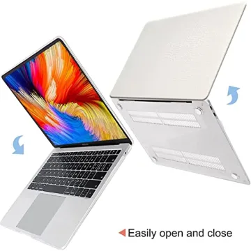 Stylish Crocodile Leather MacBook Air Case with Keyboard Cover