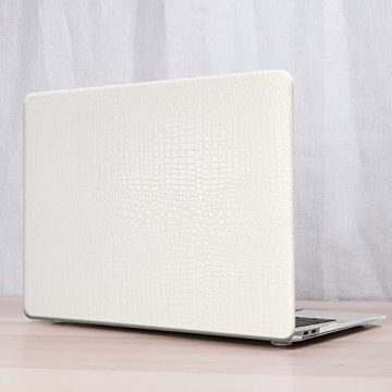 Stylish Crocodile Leather MacBook Air Case with Keyboard Cover