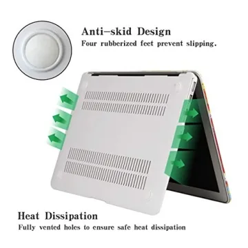 Stylish Crocodile Leather MacBook Air Case with Keyboard Cover