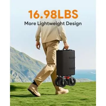 Foldable Wagon with 330lbs Capacity for All Terrains