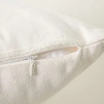 AFIRMLY Elegant Christmas Throw Pillow Covers with Embroidery