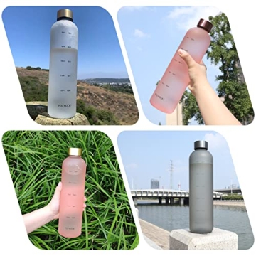 ZAKVOP 32oz Motivational Water Bottle for Hydration