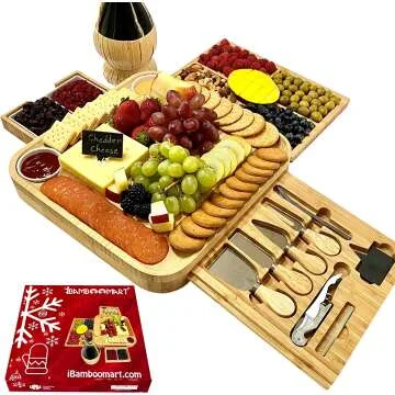 Deluxe Cheese Board and Knife Set for Entertaining