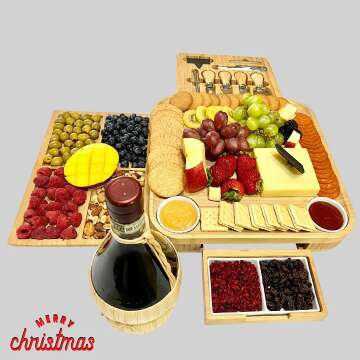 Deluxe Cheese Board and Knife Set for Entertaining