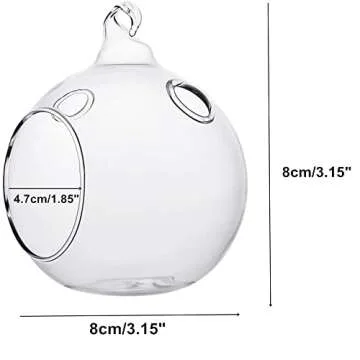 Elegant Hanging Glass Globes for Weddings and Home Decor