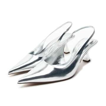 Chic KaroNairy Kitten Heels for Women - Stylish Slingback Pumps