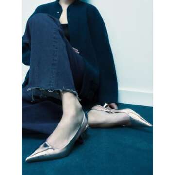 Chic KaroNairy Kitten Heels for Women - Stylish Slingback Pumps