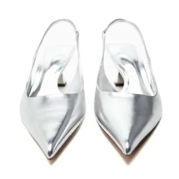 Chic KaroNairy Kitten Heels for Women - Stylish Slingback Pumps