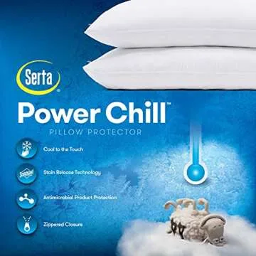 Serta Power Chill Cooling Pillow Protectors - 2 Count