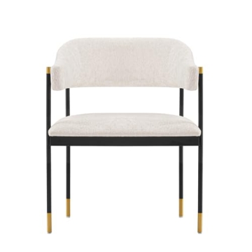 Manhattan Comfort Lia Boucle Dining Chair Streamlined Elegance