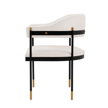 Manhattan Comfort Lia Boucle Dining Chair Streamlined Elegance
