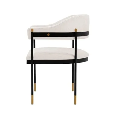 Manhattan Comfort Lia Boucle Dining Chair Streamlined Elegance