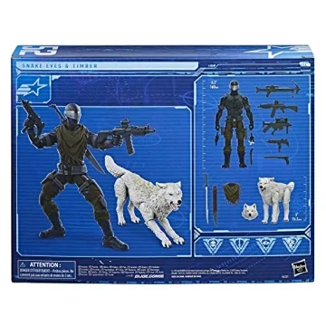G.I. Joe Snake Eyes & Timber 6-Inch Action Figure Collectible