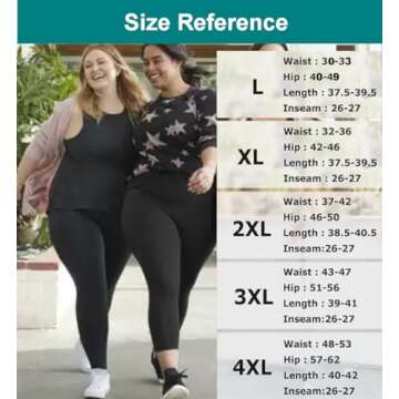 Stirrup Plus Size Leggings 3X Super Stretch - High Waist - Tummy Control - Casual Every Day Spring