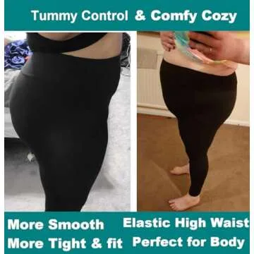 Comfortable Stirrup Plus Size Leggings - Spring Style