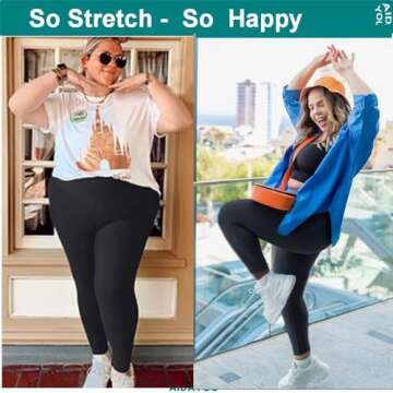 Comfortable Stirrup Plus Size Leggings - Spring Style