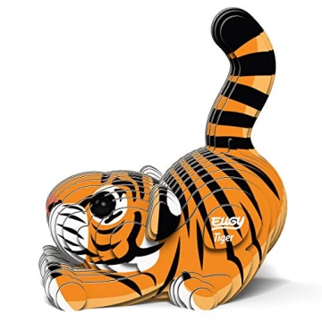 Eugy Tiger 3D Puzzle - Eco-Friendly Educational Toy
