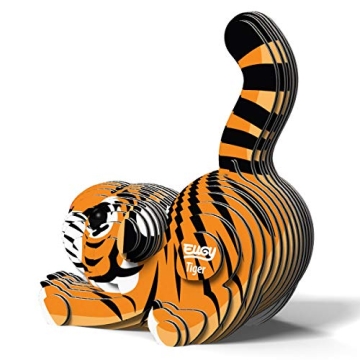 Eugy Tiger 3D Puzzle - Eco-Friendly Educational Toy