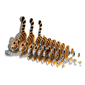Eugy Tiger 3D Puzzle - Eco-Friendly Educational Toy