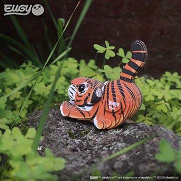 Eugy Tiger 3D Puzzle - Eco-Friendly Educational Toy