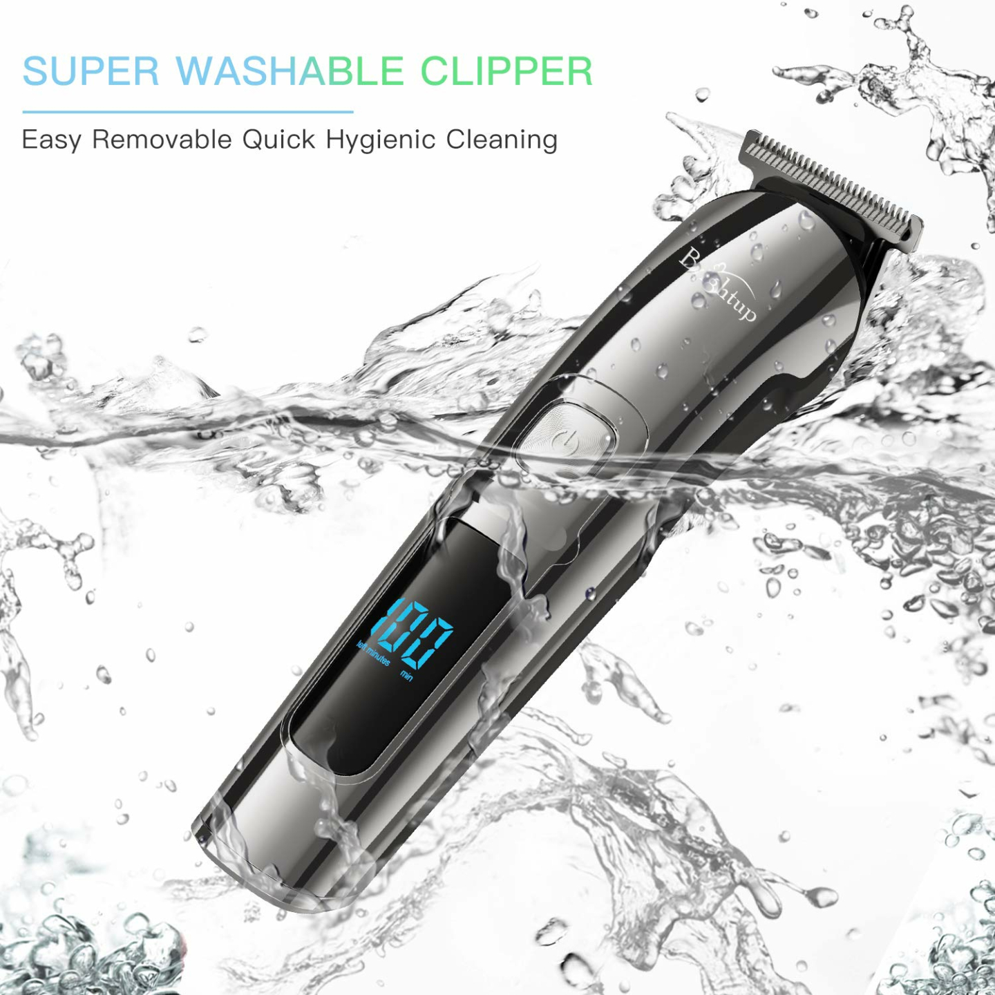 Brightup Beard Trimmer Kit - Waterproof & Rechargeable