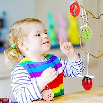 SallyFashion 6 PCS Wooden Percussion Musical Egg Maracas Egg Shakers for Party Favors Classroom Prize Supplies Musical Instrument