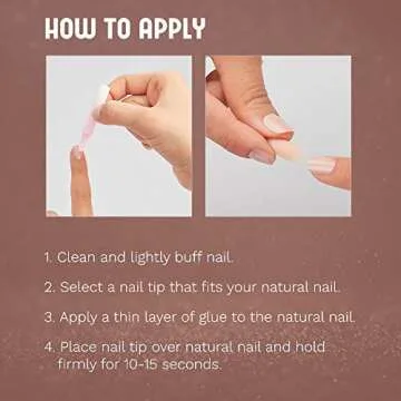 Ardell Nail Addict Blush Geometric Artificial Nails Set