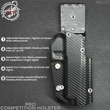 Pro Competition Holster fits CZ Shadow 2 (Black)