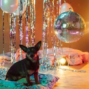 12272 PCS Mirror Mosaic Tiles Small Square Disco Ball Tiles Self Adhesive Mirror Tiles Sticker for DIY Crafts Decoration, Disco Ball Mirror Tiles for Party