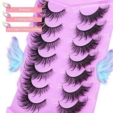 Alice Fairy Cat Eye Lashes for Dramatic Makeup 20mm