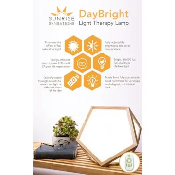 DayBright Full Spectrum Light Therapy Lamp for Mood Boosting