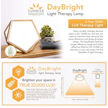 DayBright Full Spectrum Light Therapy Lamp for Mood Boosting
