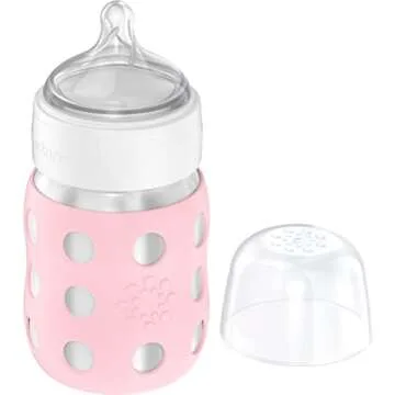 Lifefactory 8-Ounce Stainless Steel Baby Bottle