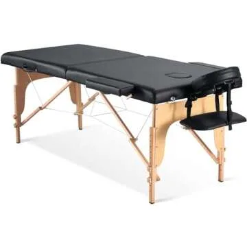 BestMassage Portable Massage Bed - Adjustable and Lightweight