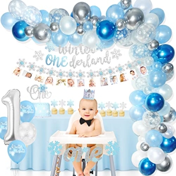Shempeium Winter Onederland 1st Birthday Decorations Set