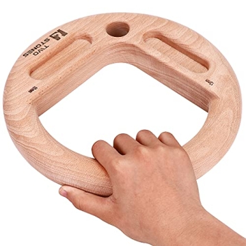 Portable Hangboard & Pull Up Rings for Rock Climbing Training