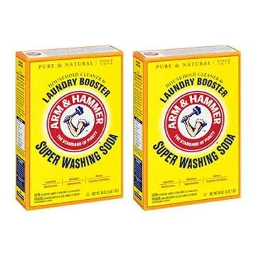 Arm & Hammer Super Washing Soda Detergent Booster, 2-Pack, 55 oz - Eco-Friendly Laundry Solution