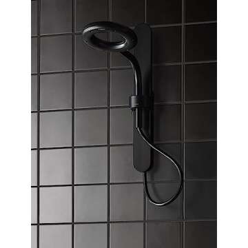 Moen N207C0BL Spa Shower including Rainshower, Handshower and Magnetic Dock, Matte Black