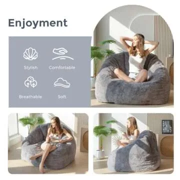 Oversized MAXYOYO Giant Bean Bag Chair for All Ages