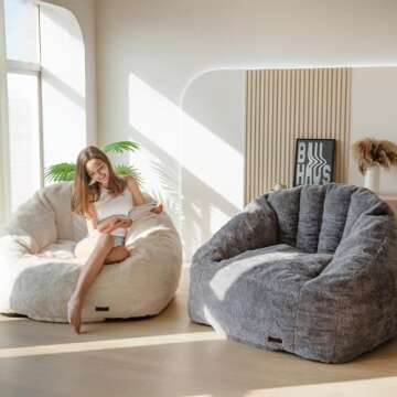 Oversized MAXYOYO Giant Bean Bag Chair for All Ages