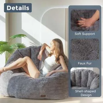 Oversized MAXYOYO Giant Bean Bag Chair for All Ages