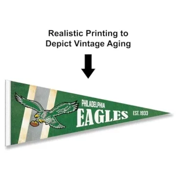 WinCraft Eagles Retro Pennant Flag for All Fans