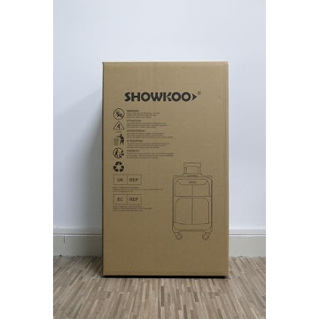 SHOWKOO 3 Piece Softside Expandable Luggage Set