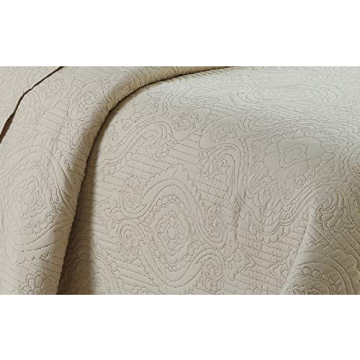 Luxurious Oversized King Bedspread Set | Soft Microfiber
