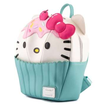 Stylish Loungefly Sanrio Hello Kitty Cupcake Shoulder Bag