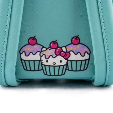 Stylish Loungefly Sanrio Hello Kitty Cupcake Shoulder Bag